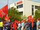 Warnstreik bei Bosch in Buehl, 02.05.13